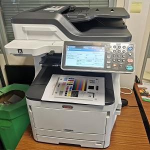 Oki MC853 printer
