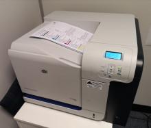 HP CP3525N printer